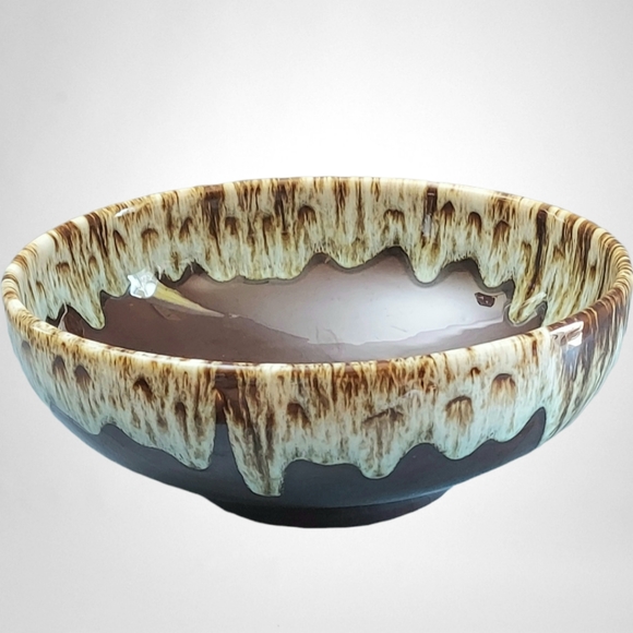 Other - Vintage Brown Drip Bowl
